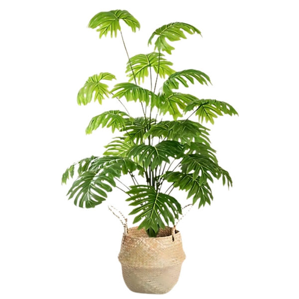 101 Monstera Lush Faux Plant Decor 06 (100cm)