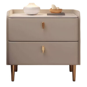 024 Premium Marble Bedside Table