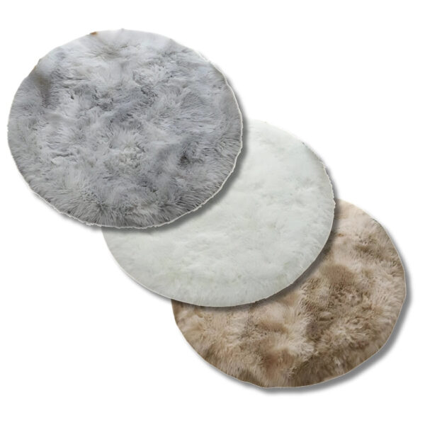 027 Fluffy Round Carpet