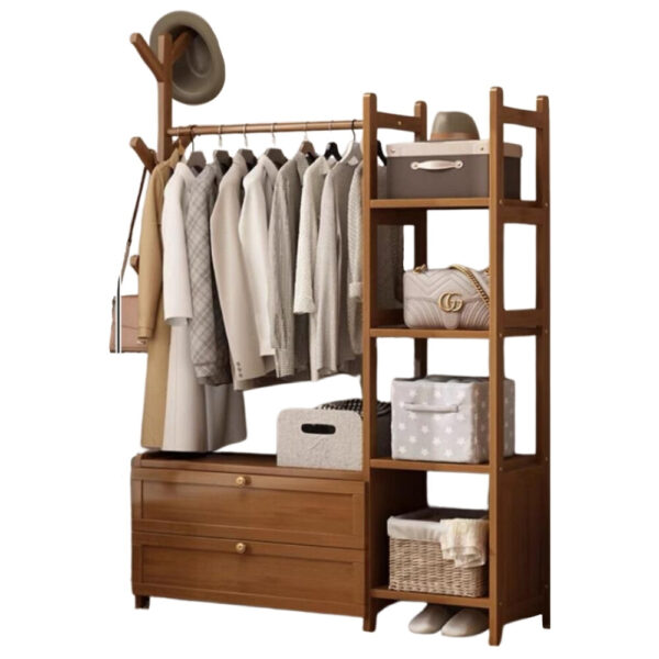 079 Wooden Clothing Rack 02