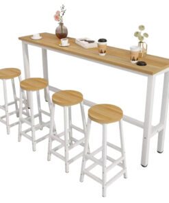 090 Bar Table w/ 4 Bar Stool Set