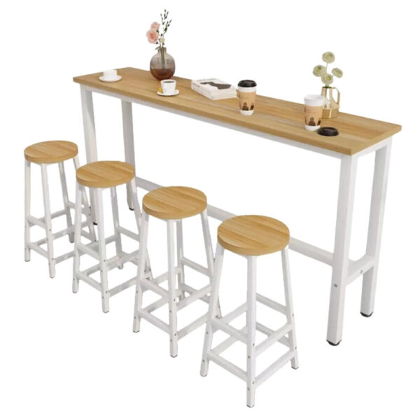090 Bar Table w/ 4 Bar Stool Set