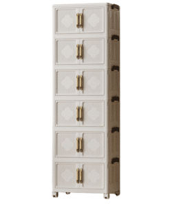 139 6-Layer Storage with Gold Pattern Handle