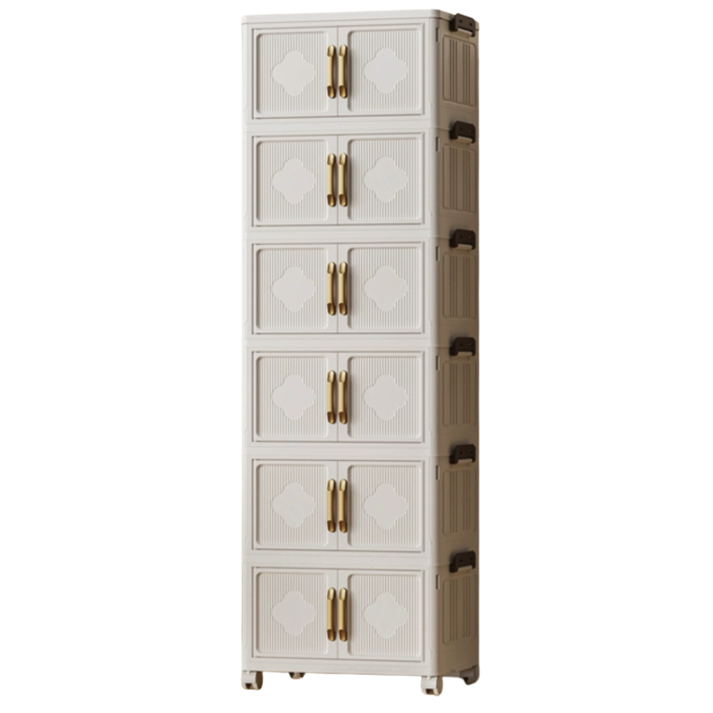 139 6-Layer Storage with Gold Pattern Handle